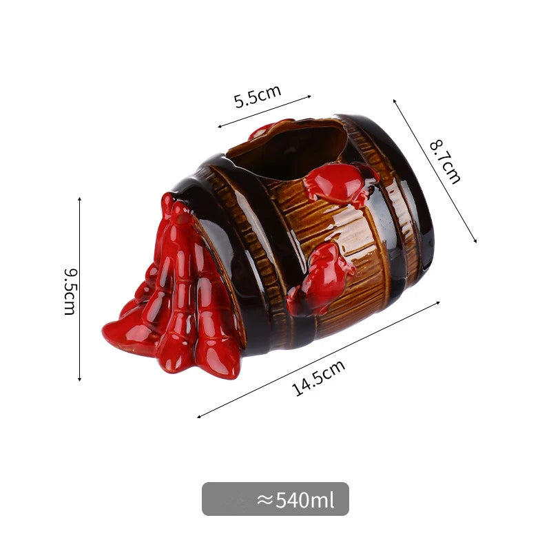 Hermit Barrel Tiki Mug Limited Edition Pirate Series