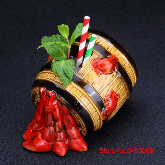 Hermit Barrel Tiki Mug Limited Edition Pirate Series