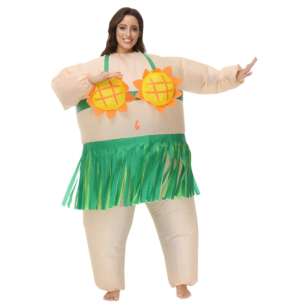 Inflatable Hula Costume Adults