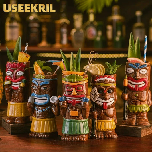 Jungle Joy Tiki Mug 450ml Ceramic Cocktail Cup
