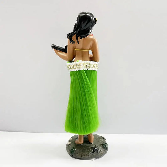 Hula Girl Dashboard Figure with Ukulele – 16cm