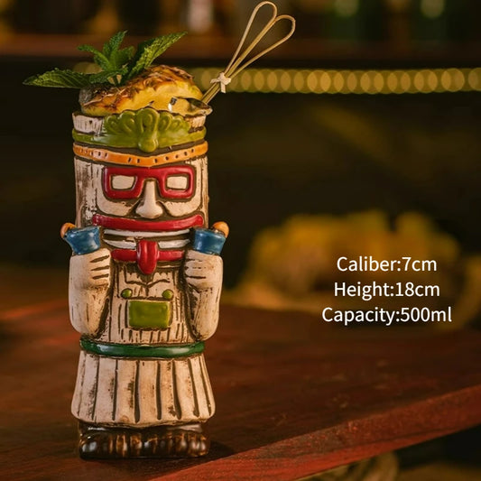 Big Chief Tiki Mug 500ml Ceramic Cocktail Cup