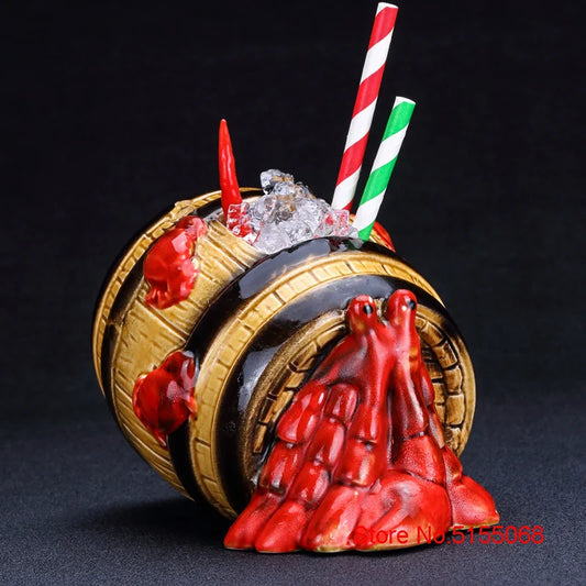 Hermit Barrel Tiki Mug Limited Edition Pirate Series