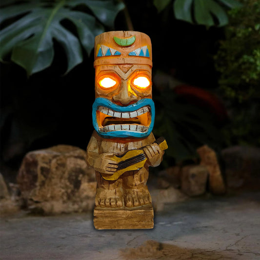 Tiki Guitar Player Figure Mug