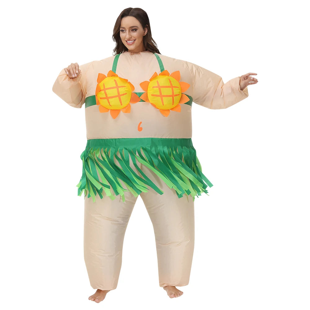 Inflatable Hula Costume Adults