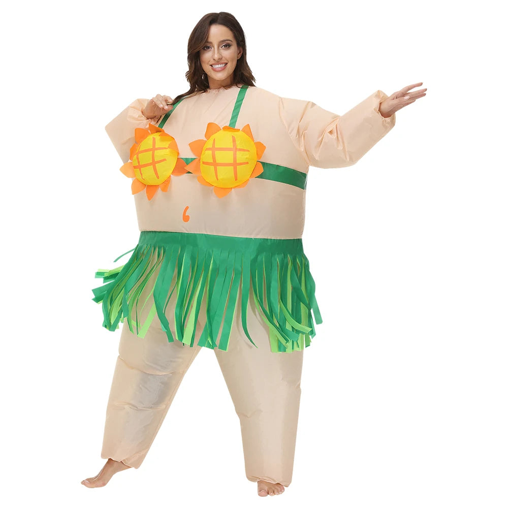 Inflatable Hula Costume Adults