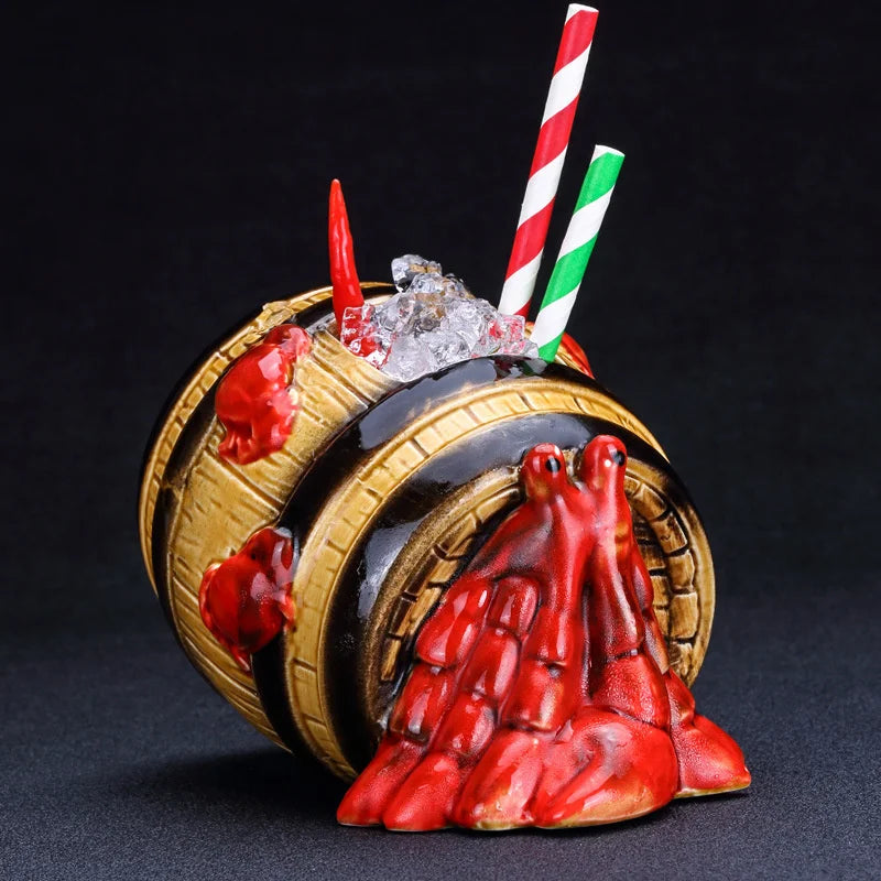 Hermit Barrel Tiki Mug Limited Edition Pirate Series