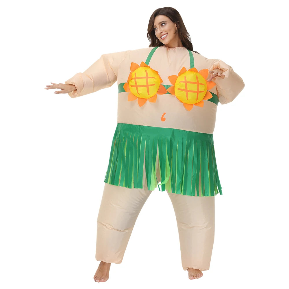 Inflatable Hula Costume Adults