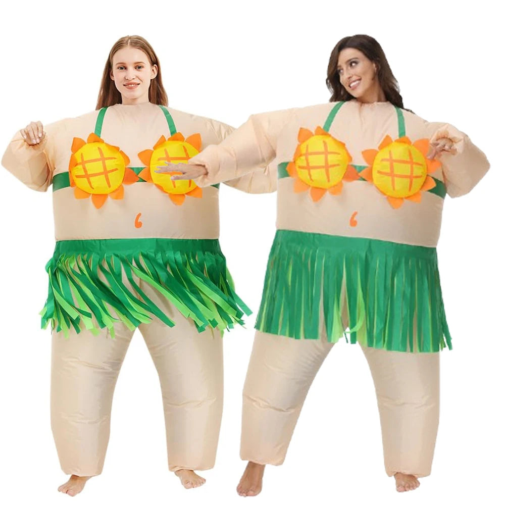 Inflatable Hula Costume Adults