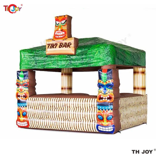3.5x3m Inflatable Tiki Bar PVC