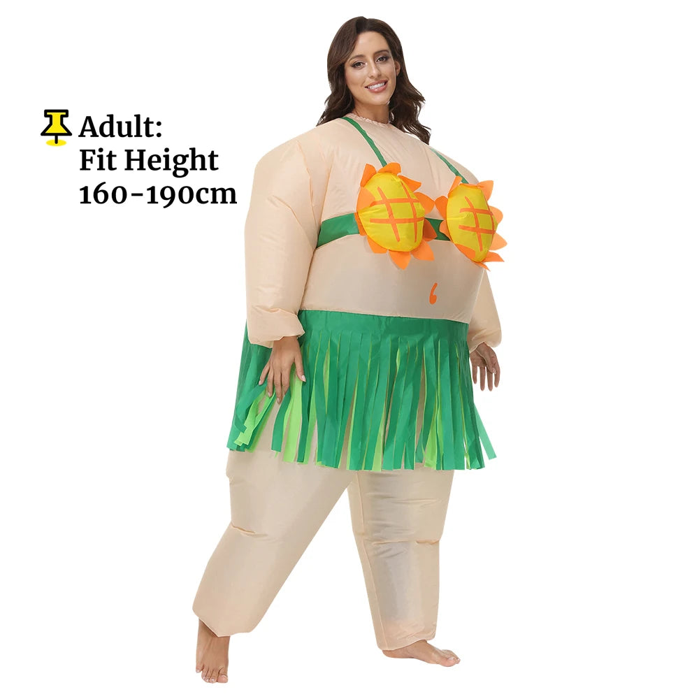Inflatable Hula Costume Adults